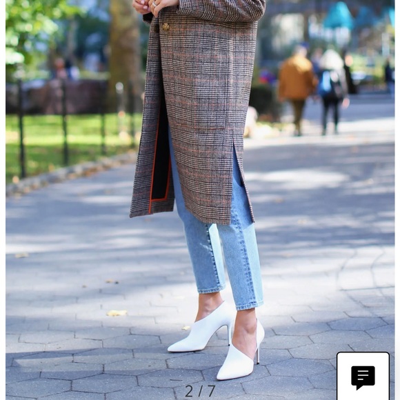 Something Navy Dina Pumps - White Leather - Picture 2 of 16